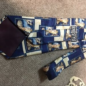 Accessories - RM STYLE TIE SCENIC PATTERN Accessories - RM STYLE TIE SCENIC PATTERN